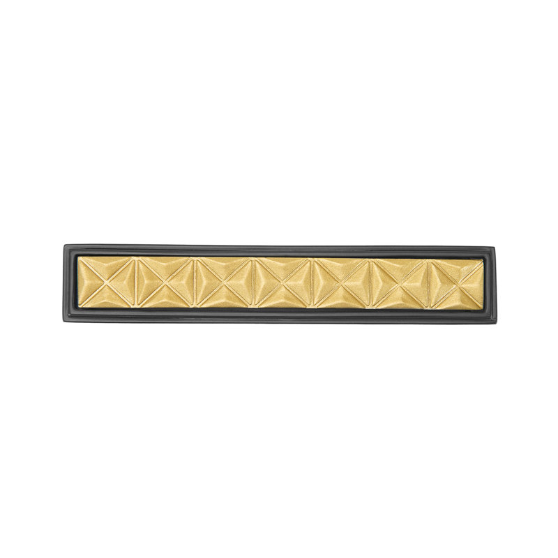 Spectra Origami 3" center to center pull, Black/Gold, 4 Inch
