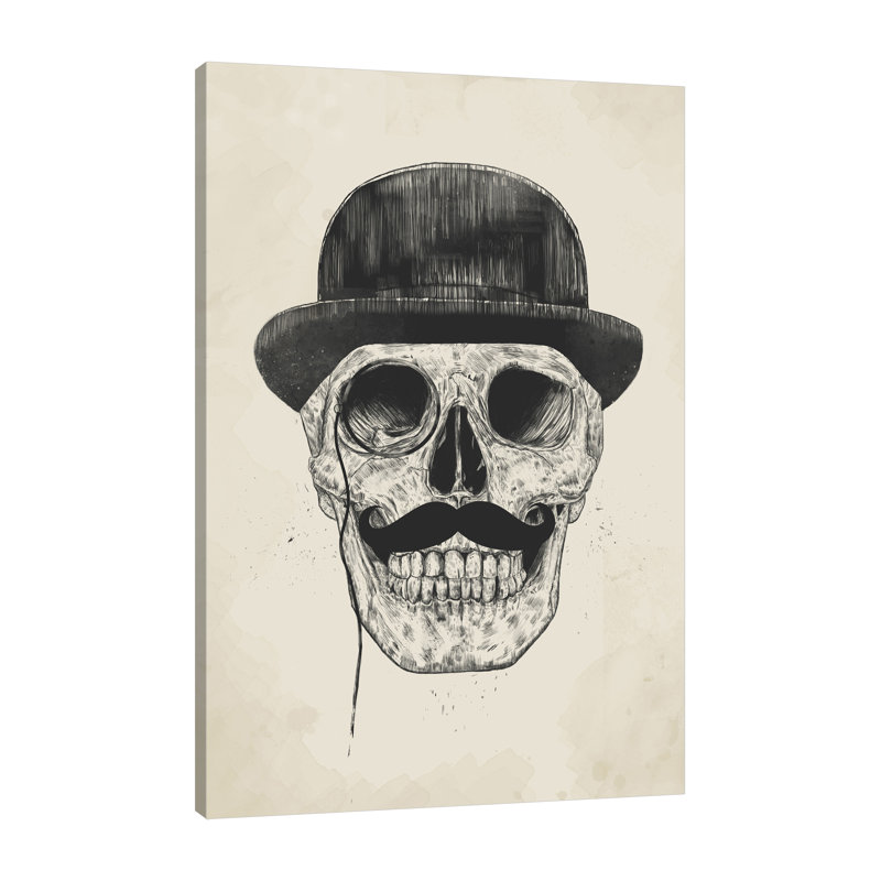 «Gentlemen Never Die», impression sur toile tendue, H 30 po x l 20 po x P 1,5 po