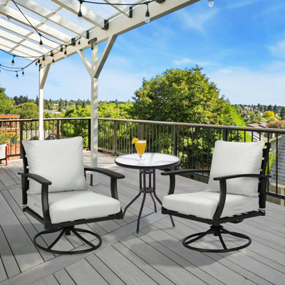 Outdoor Water-resistant Deep Seat Cushion Set