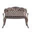 Banc en aluminium pour entrée, patio ou jardin