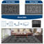 Tapis d'extérieur imperméable réversible en plastique de paille 9 x 12 pour l'extérieur-129391033-129391034