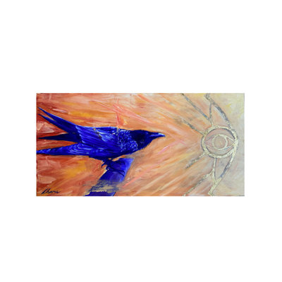 Way of Infinity Oil Painting on Canvas by Charulata Sridhar - Abstract Cosmic Wall Art for Boho Spiritual Home Decor
