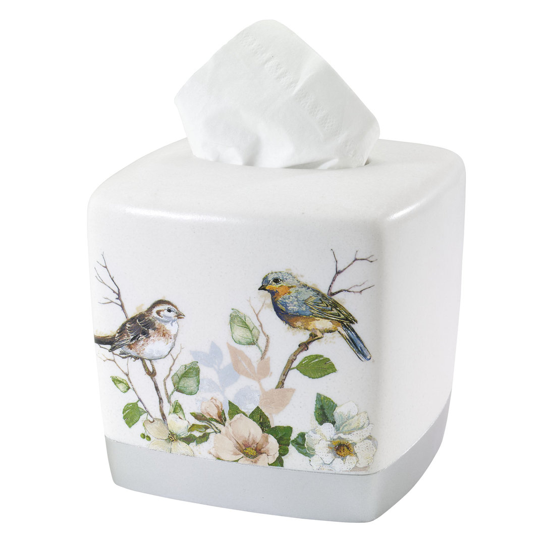 Love Nest Bath Tissue Box Cover Avanti Linens