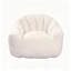 Pouf en mousse haute densité, canapé relax en fausse fourrure avec accoudoirs pour adultes, pour salon ou chambre à coucher
