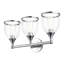 Grande applique pour meuble-lavabo en chrome poli 4 lumières avec verre soufflé à la bouche-1877100357-1877100359