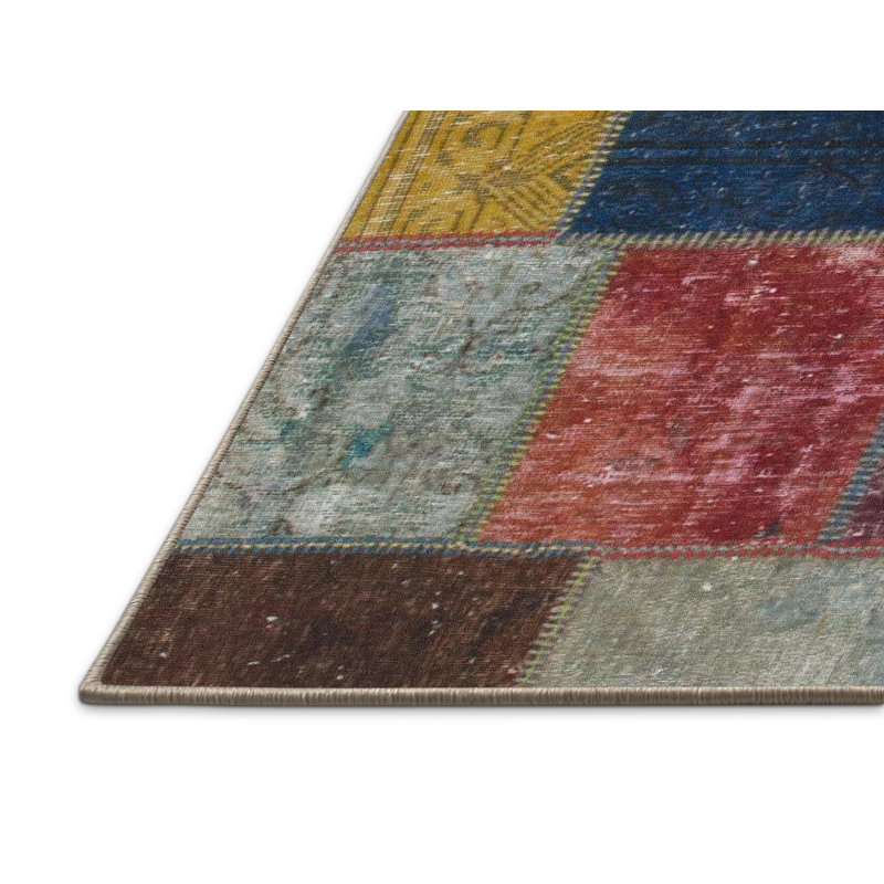 Abstract Indoor Rug, Rectangle 7' x 10'