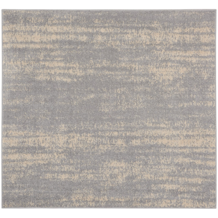 Nourison Essentials Grey Beige Indoor/Outdoor Area Rug
