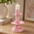Lotus Bloom Tabletop Handmade Pink Candleholder-378420127