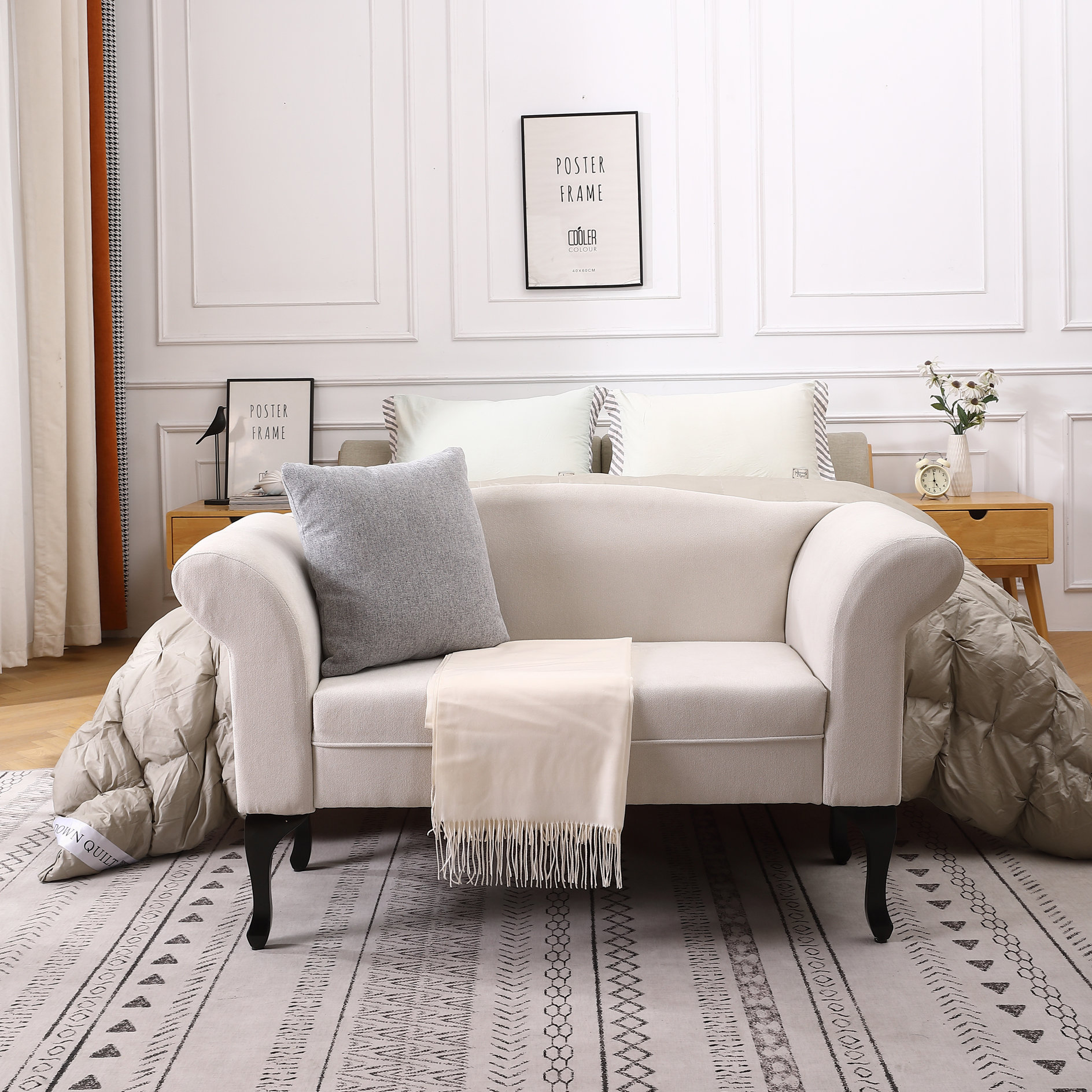 House of Hampton® Lomawai 52.76'' Velvet Sofa | Wayfair