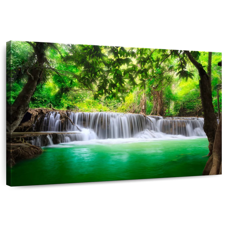 Alvord Huay Mae Khamin Waterfall, 20" H x 30" W