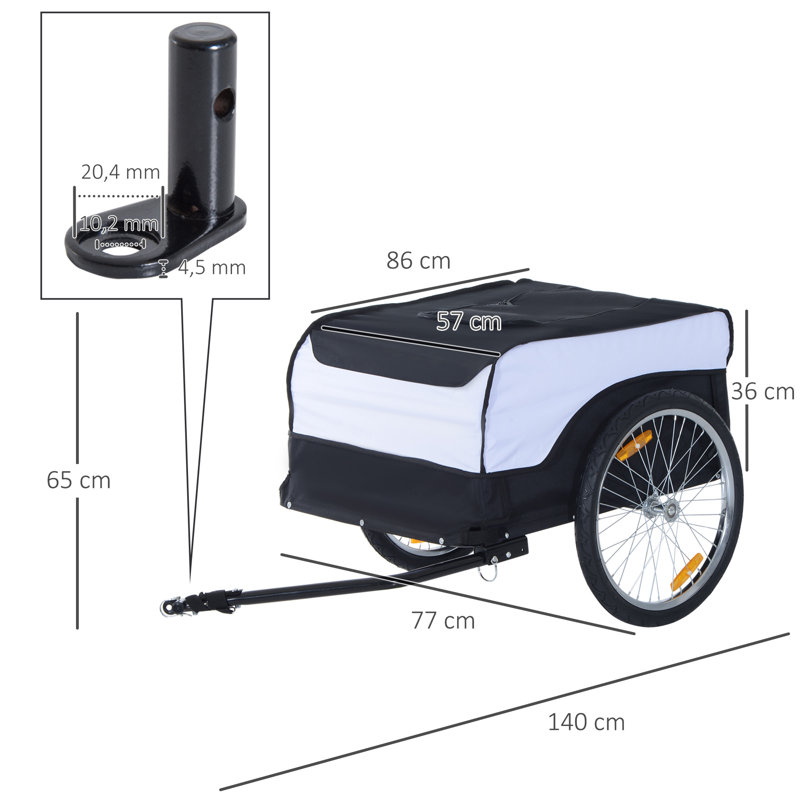 Storage Carrier with Removable Cover and Hitch