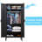 71" Steel Wardrobe Black