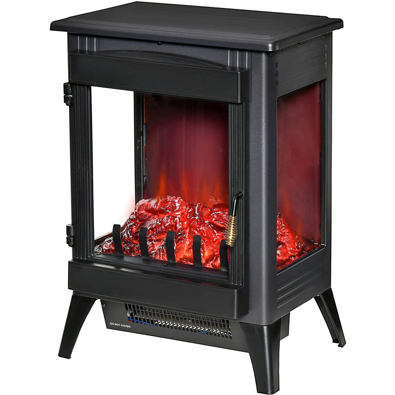 Baeza Marlow Home Co. 42cm W Black Electric Stove