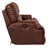 Anjuman 93" Leather Match Reclining Sofa-24676002-24734706-24734707