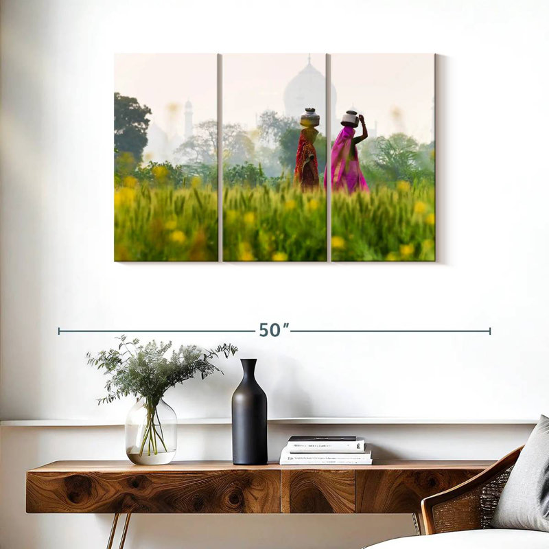 Leisha Indian Water Women, 24" H x 38" W