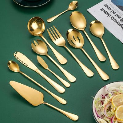 Gearard 11 -Piece Stainless Steel Hostess Set