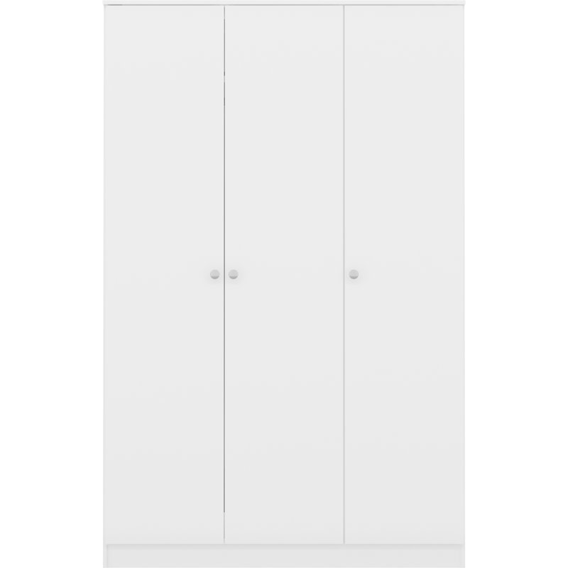 Sydnea 3 Door Wardrobe, White