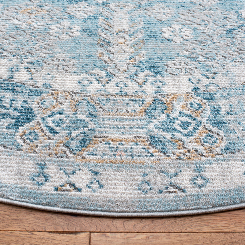 Qulin Performance Oriental Rug, Round 6'7"