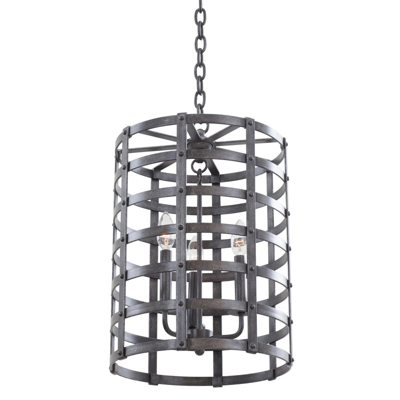 Townsend Vintage Iron 3-Light LED Lantern Pendant
