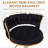 George Set of 2 Bar Stools with Woven Velvet Upholstered Backrest, Height Adjustable Counter Stools, Swivel Kitchen Stools for Kitchen Island, Bar, Black-483712909-525249085