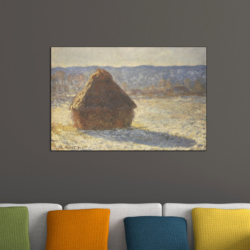Claude Monet - Wrapped Canvas Painting, 60cm H x 90cm W x 1.8cm D