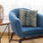 Wave Chevron Outdoor Reversible Throw Pillow-187763341