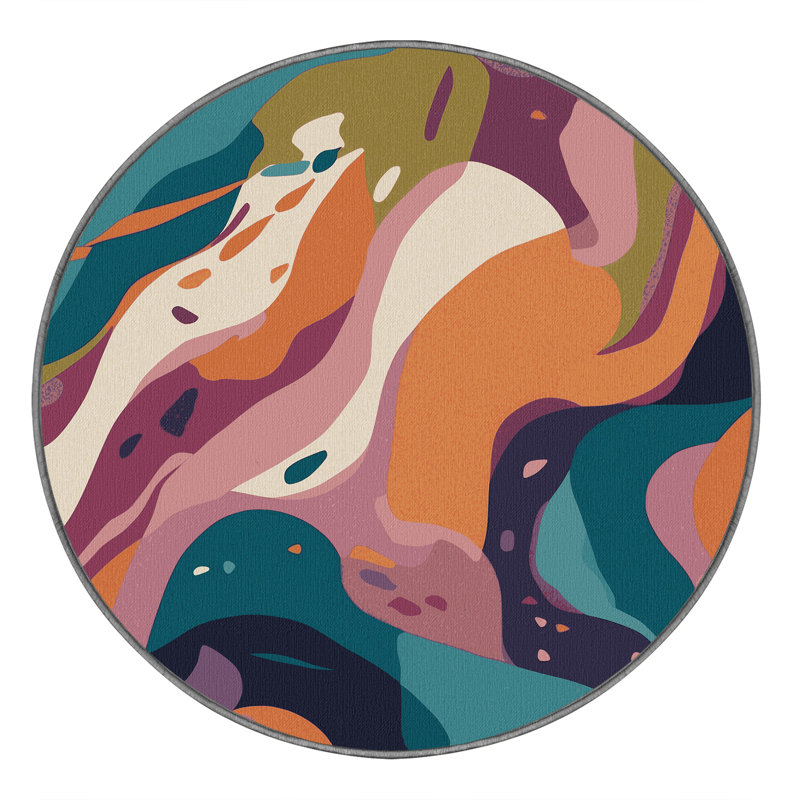 Prism Arc Rug, Round 3'