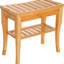 Le long tabouret de spa avec rangement offre une expérience de bain relaxante