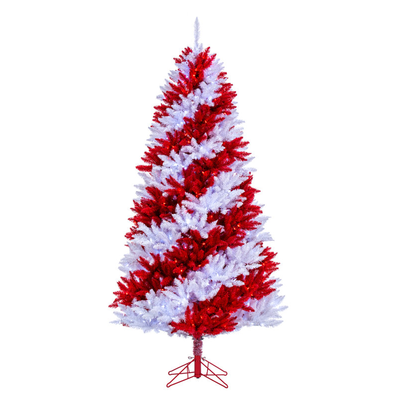 Giesecke 7.5' H Lighted Artificial Pine Christmas Tree