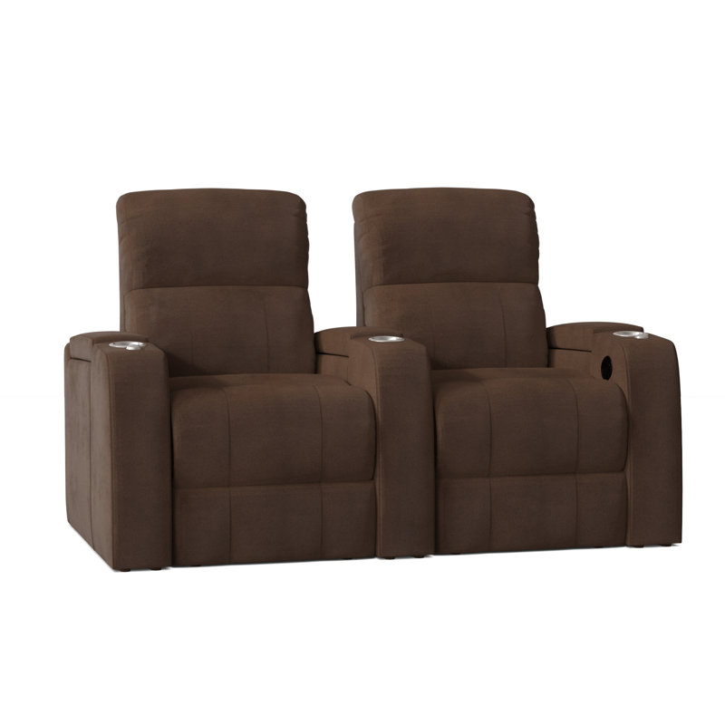 Rangée de sièges de cinéma maison Chrysander (rangée de 2), Manuel, Java Smartsuede