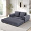Canapé-lit pliant convertible 2-en-1, canapé-lit en velours côtelé moderne avec 2 * oreillers, causeuse modulaire rembourrée avec lit escamotable Futon-1024340330-1025101859