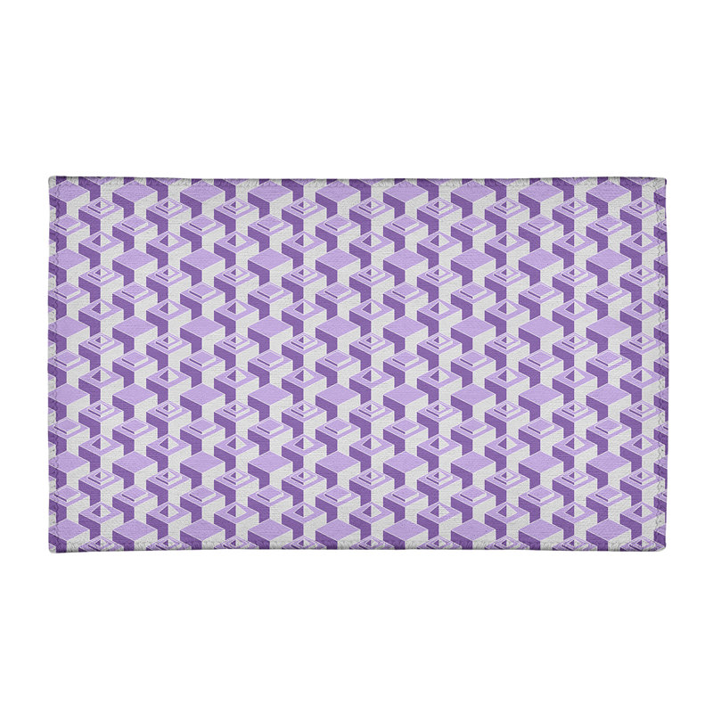 Chenille Geometric Indoor Rug, Rectangle 2' x 3'