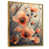 Toile avec cadre flottant or