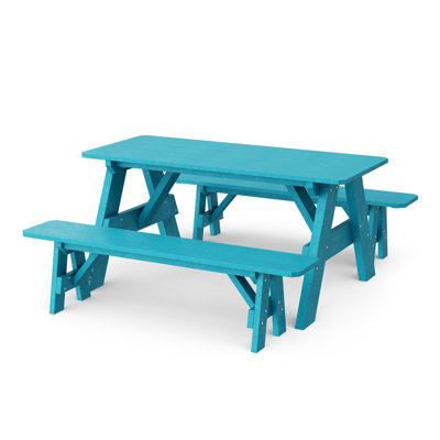 Table de pique-nique 72 po avec bancs détachés Heritage