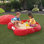 Step2 Crabbie Sandbox Plastic Toddler Outdoor Sand Box with Cover