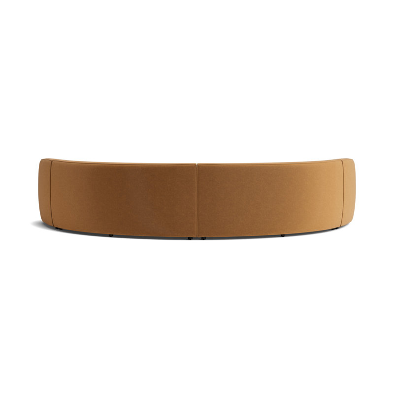 Giselle Sectional, Performance Velvet - Hazelnut