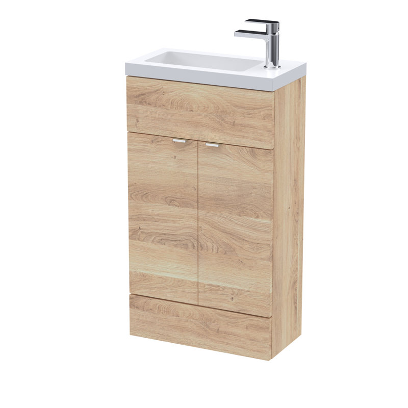 503mm Single Bathroom Vanity with Drop In Basin