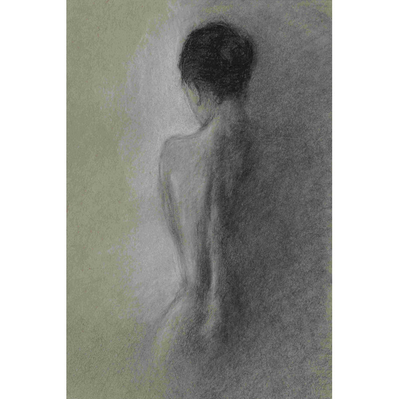 Dessin de clair-obscur I, H 36 po x l 24 po