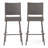 Set Of 2 Outdoor Patio Barstools, 29" Outdoors PE Rattan Armless-784757497
