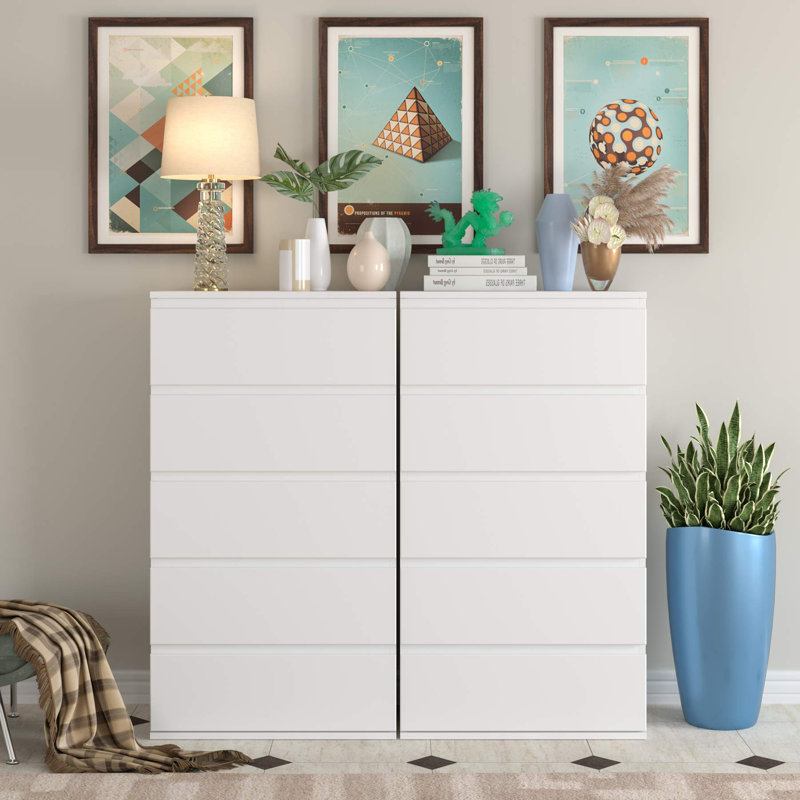 Commode l 6,6 po Kristiarn, Blanc