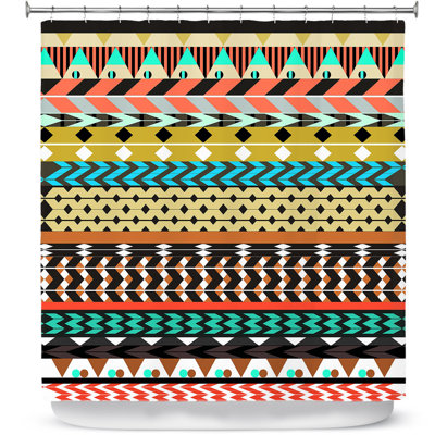 Desert Aztec Single Shower Curtain