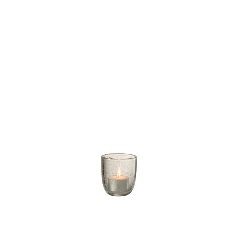 Glass Wall Tealight Holder, Transparent