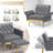 2 - Piece Velvet Living Room Set-1694958233