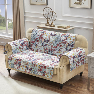 Greenland Home Fashions Perry Furniture Protector Loveseat, 103" x 76", Reversible Polyester