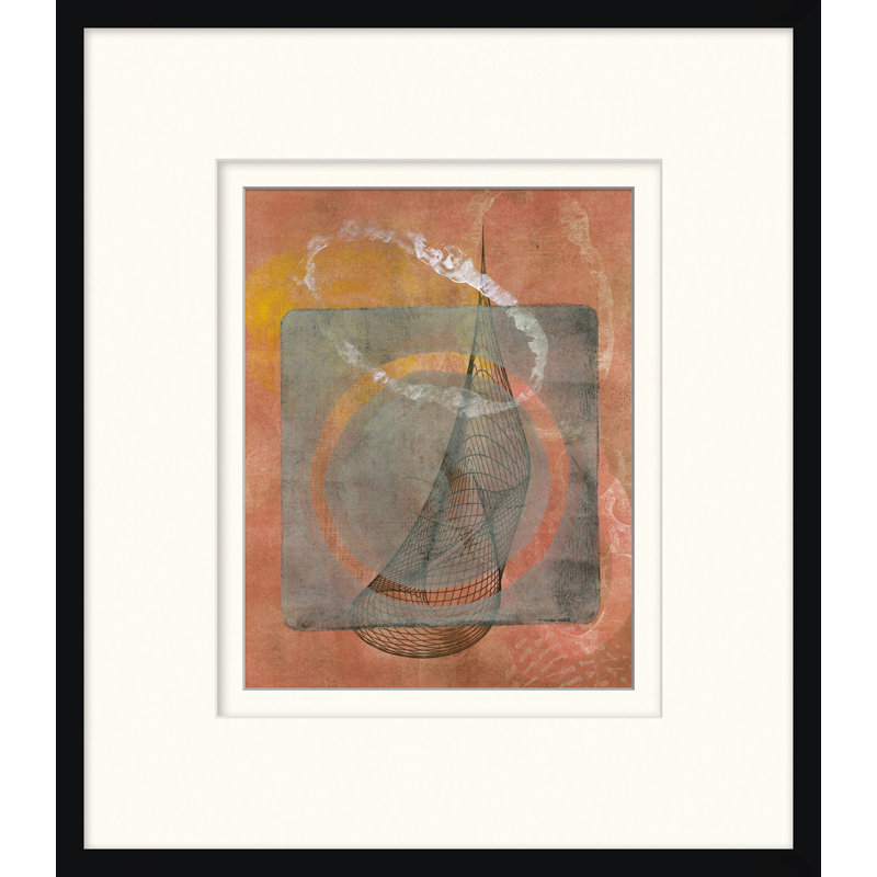 Monoprint 11 - Peinture encadrée sur papier