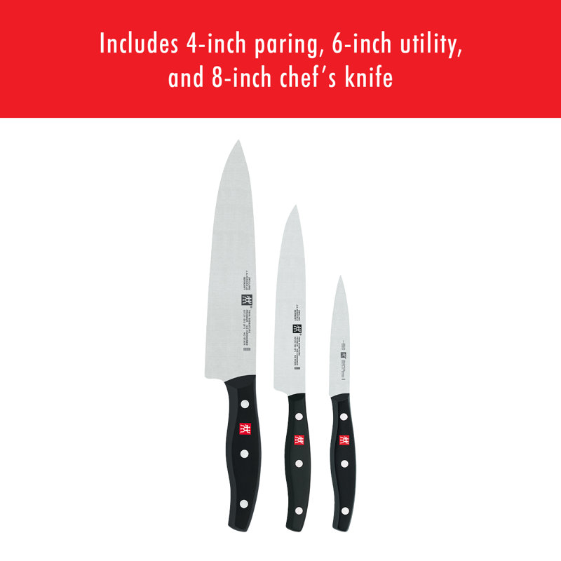 Zwilling Twin Signature 3-piece Starter Knife Set