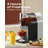 Slushie Machine, 15-Minute Slushy Machine(Fastest Results) for Home, Frozen Drink and Slushie Maker with 6 Preset Programs, 4 Hours Freshness, Milkshakes, Margaritas, Frappés and More