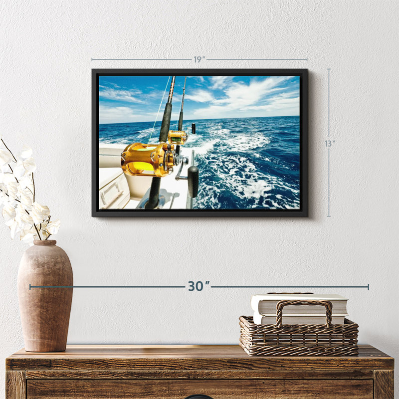 Impression sur toile Ocean Reels, H 13 po x l 19 po