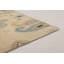 Tapis unique en laine noué à la main style Oushak des années 2010 de 8 pi x 10 pi ivoire Penjo