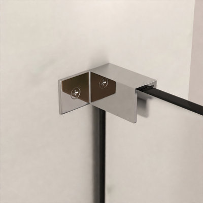 Pince en verre à fixation murale à 90 degrés sur la main droite pour vitrage de 5/16 po à 1/2 po (8 mm à 12 mm), finition chrome poli